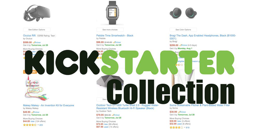 kickstarter collection on amazon