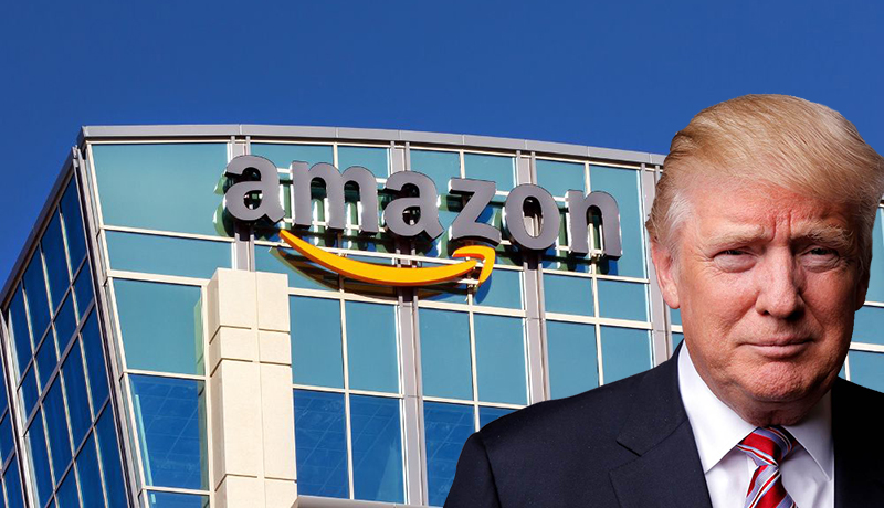 Donald Trump going after Amazon