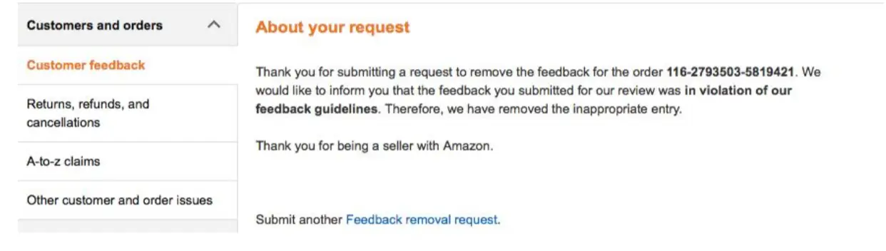 Amazon Feedback Software