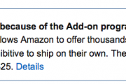 Amazon Add-On Items
