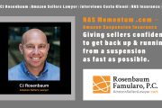 CJ Rosenbaum of Amazon Sellers Lawyer interviews Costa Kleoni of NAS Insurance
