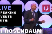 CJ Rosenbaum Live Speaking Events