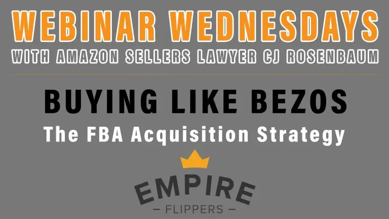 Buying Like Bezos - The FBA Acquisition Strategy