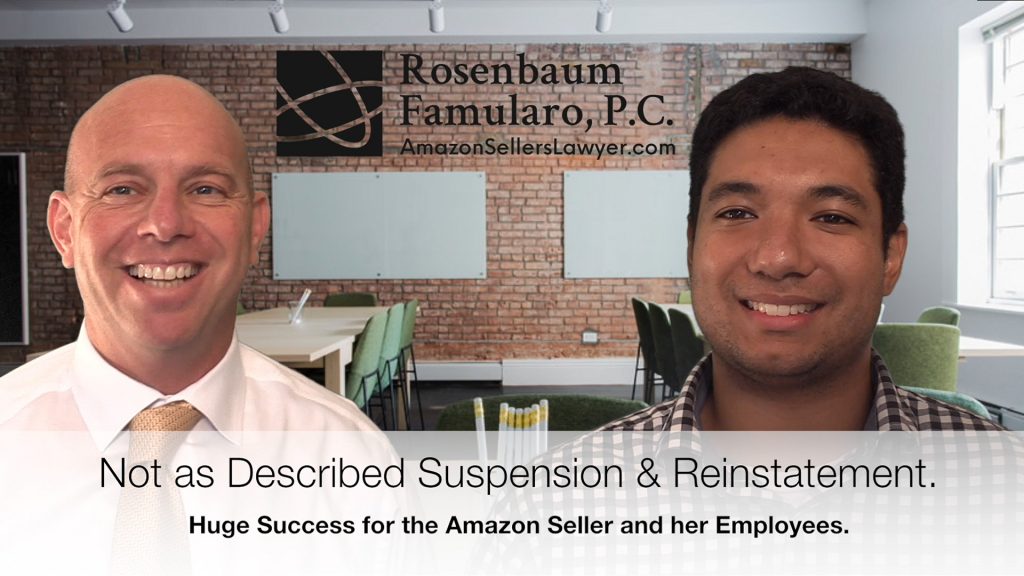 Not as Described Amazon Product Suspension