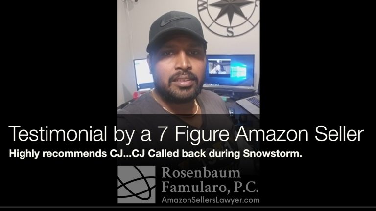 testimonial - CJ Available to Help Amazon Sellers 7 Days a Week