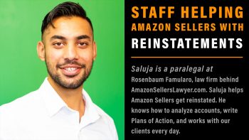 Staff Helping Amazon Sellers with Reinstatement