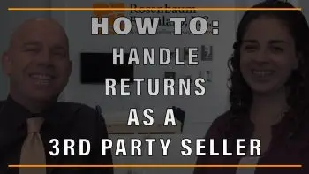 How to handle customer returns as a third party Amazon seller