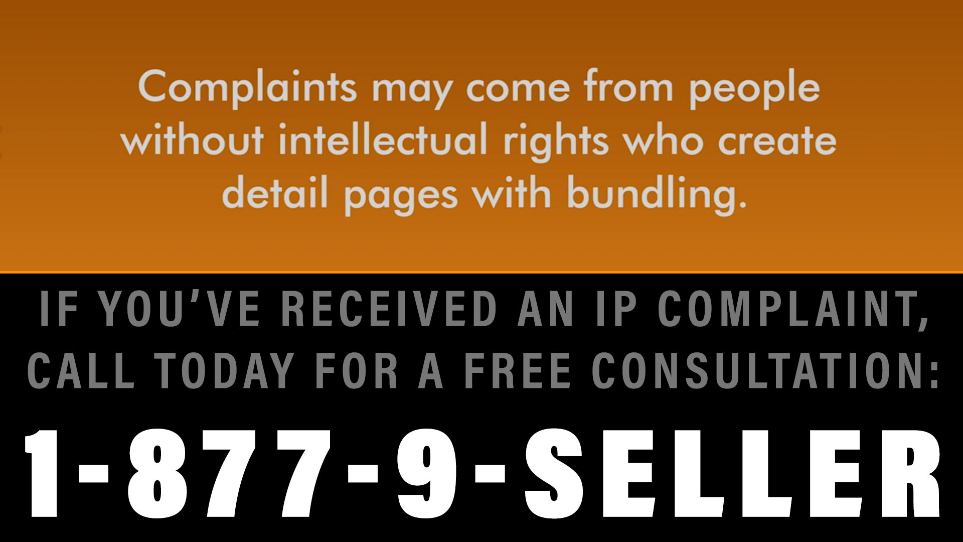 How to deal with IP complaints from individual Amazon sellers