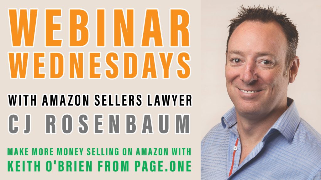 webinar - Make More Money Selling on Amazon with Keith O'Brien from Page.One