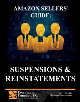 Book - Amazon Sellers' Guide to Suspensions, Winning Appeals & Reinstatements