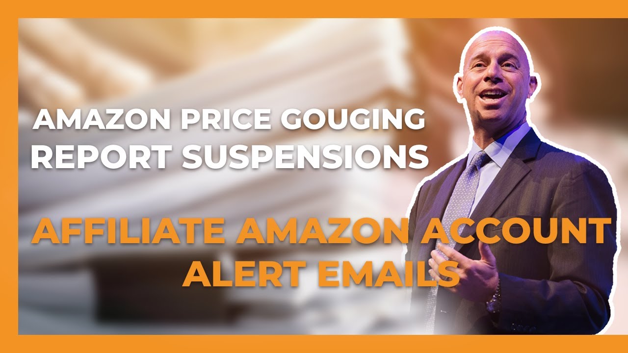 Amazon price gouging accusations against sellers & the ridiculous nature of the latest email Amazon is sending out to Amazon associate accounts.