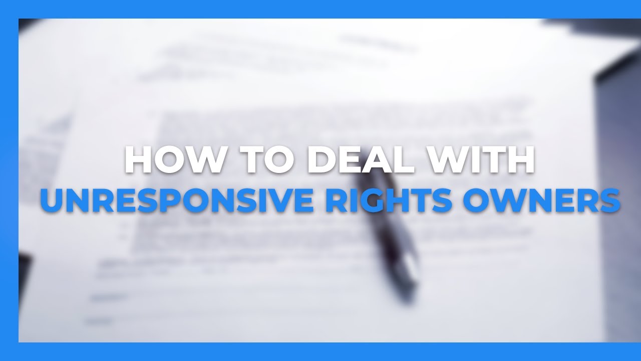 How to Deal with Unresponsive Rights Owners on Amazon