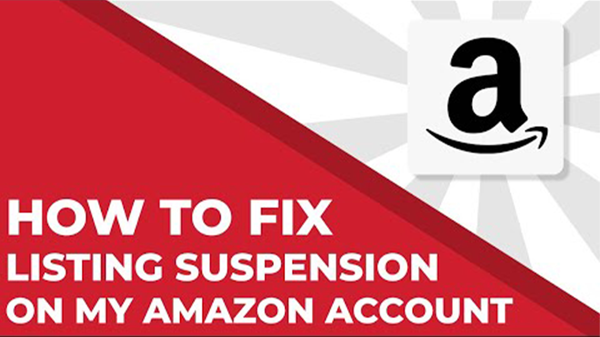 listing suspended on Amazon