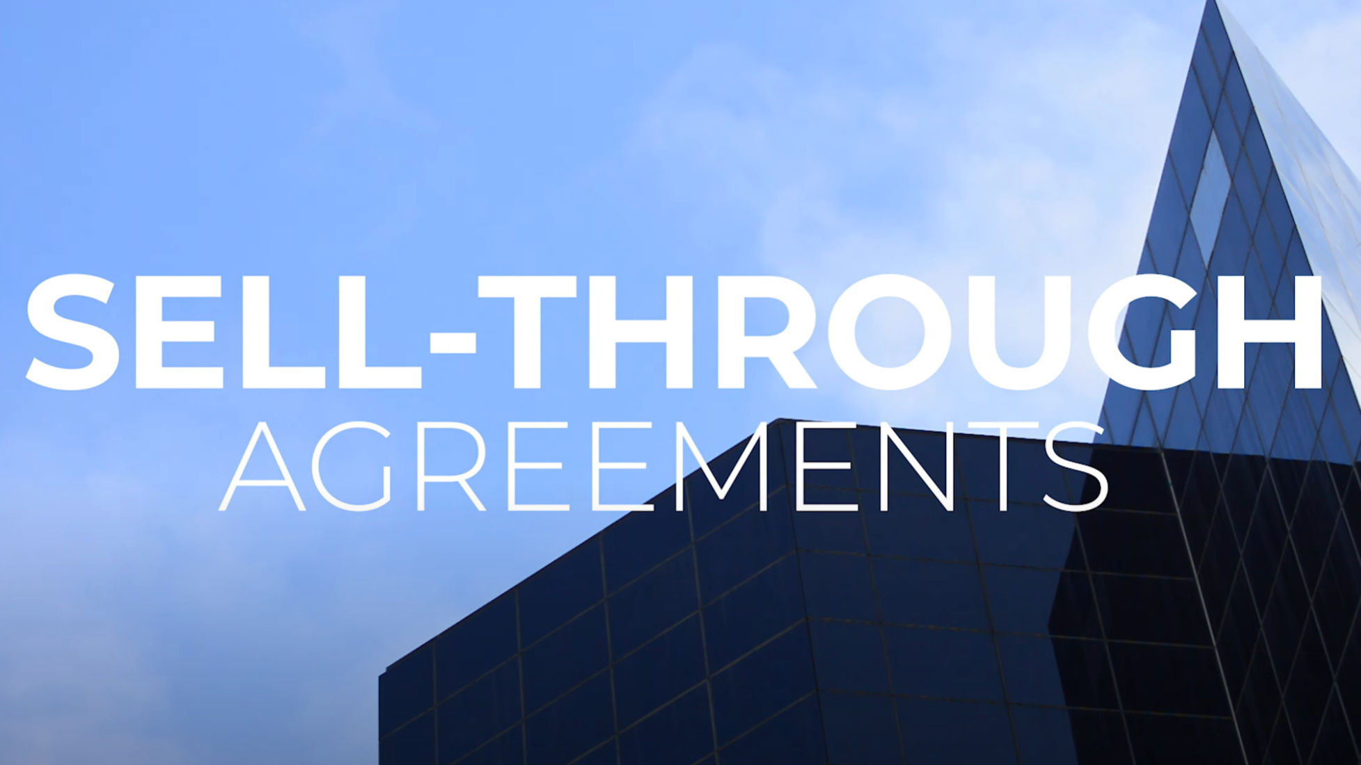 sell through agreements