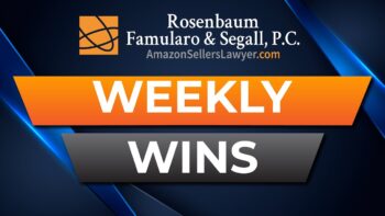 reinstatement success Amazon Sellers’ Lawyer Team Weekly Wins