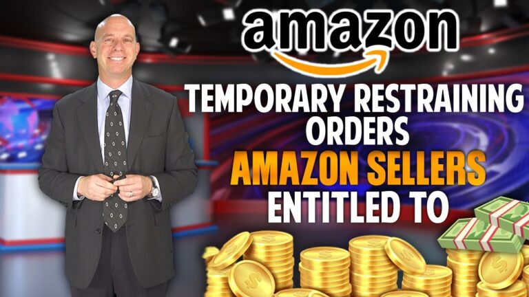 Amazon Sellers Victimized by Temporary Restraining Orders (TRO) - Sellers Entitled to Money Damages