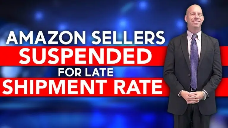 Amazon sellers suspended for late shipment rate