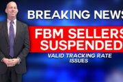 Fulfilled by Merchant Sellers SUSPENDED for Incorrect Valid Tracking Rates