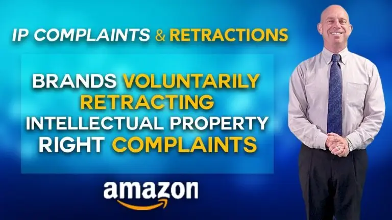 IP complaints retractions brands retracting intellectual property right complaints