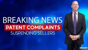 patent complaints suspending sellers