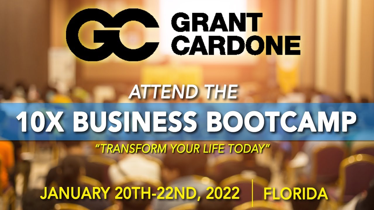 Attending Grant Cardone's Business Bootcamp - Learn How to Grow Your Sales on Amazon