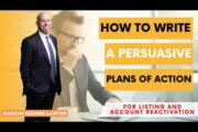 HOW TO WRITE A PERSUASIVE PLANS OF ACTION FOR AMZ REACTIVATION