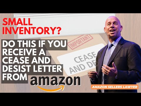 cease and desist letter from Amazon
