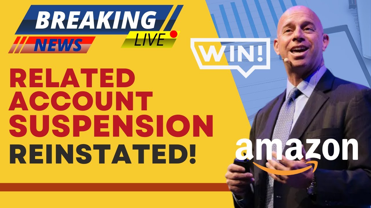 Amazon Related Account Suspensions Reinstated for Sellers!