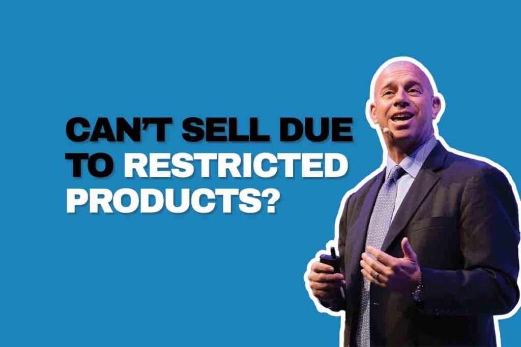 cant sell due to restricted products