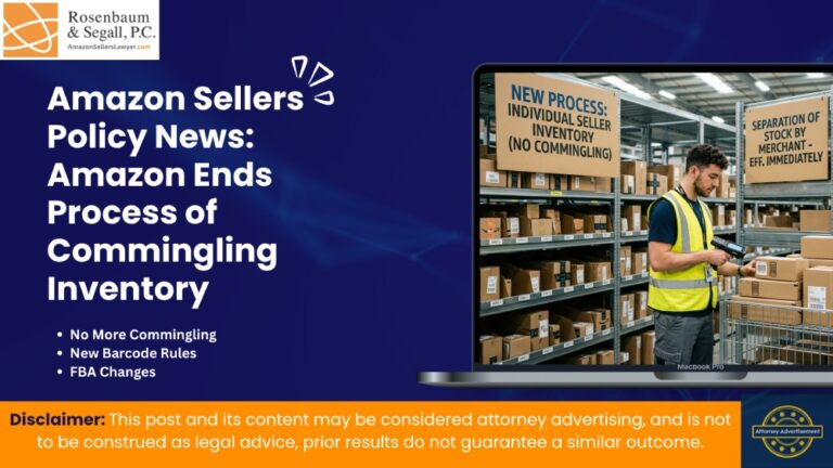 Amazon Sellers Policy News: Amazon Ends Process of Commingling Inventory