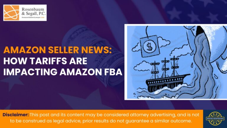 Amazon seller reviewing FBA cost breakdown affected by import tariffs
