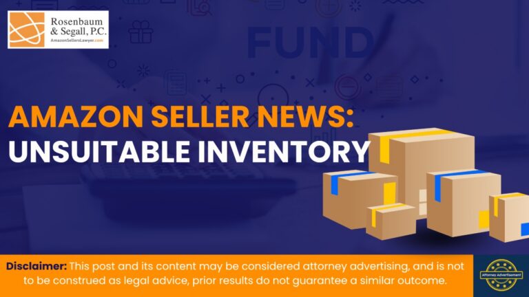 Amazon unsuitable inventory claim — seller appealing FBA inventory suspension with Plan of Action