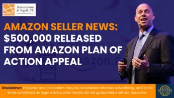 Amazon seller recovering $500,000 in withheld funds after appeal