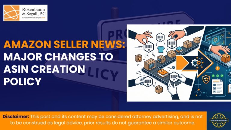 Amazon seller reviewing new ASIN creation policy requirements