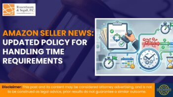 Amazon seller policy update on handling time requirements — new OTDR enforcement rules effective June 2026