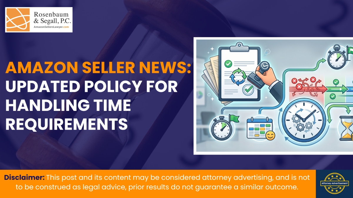 Amazon seller policy update on handling time requirements — new OTDR enforcement rules effective June 2026