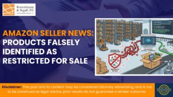 Amazon Seller News: Products Falsely Identified As Restricted For Sale.