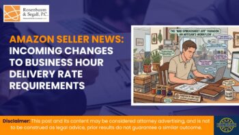 Amazon seller reviewing business hour delivery rate requirements and account health metrics